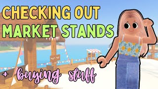 Checking Out *MARKET STANDS* + Buying Stuff! - Ep. 1 | Wild Horse Islands