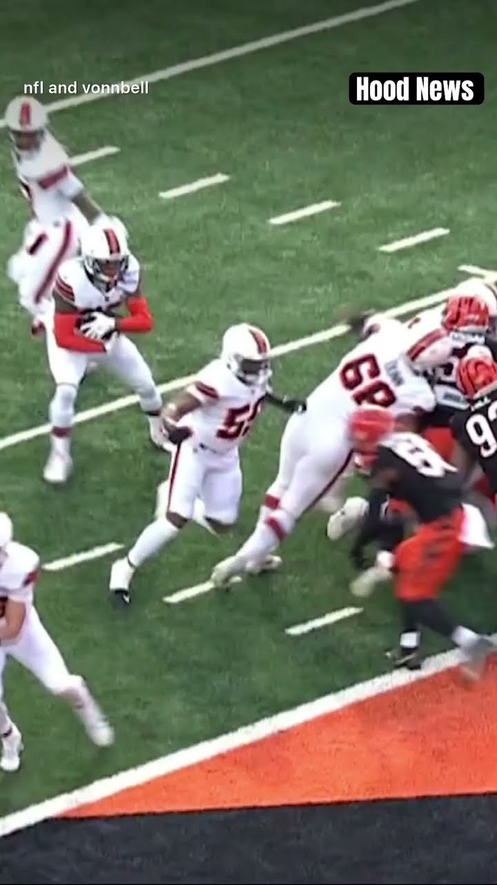 The ball was out #hoodnews #bengals #clevelandbrowns #football #defense #omg #how #wow #wtf #sports