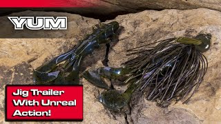 YUM Spine Craw as a Jig Trailer! (Soft Plastic Bass Fishing) screenshot 4