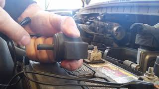 Hyundai Elantra  Code P0441  Replace EVAP purge valve (Cleaning did not fix it!)
