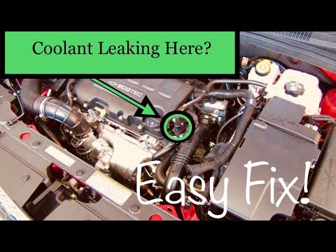 2011-2015 Chevrolet Cruze Coolant Leak Location and Repair - YouTube