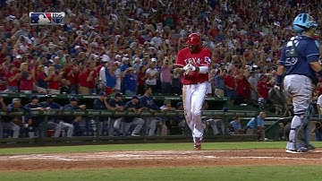 TB@TEX: Rios doubles off the wall to drive in Andrus