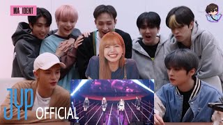 STRAY KIDS REACTION BLACKPINK (PLAYING WITH FIRE) DANCE PERFORMANCE - STRAY KIDS REACTION
