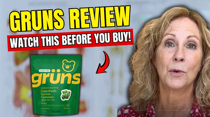 GRUNS REVIEW ((❌SCAM OR LEGIT?✅)) - Gruns Superfood Gummies Reviews - Does Gruns Work? Gruns Amazon