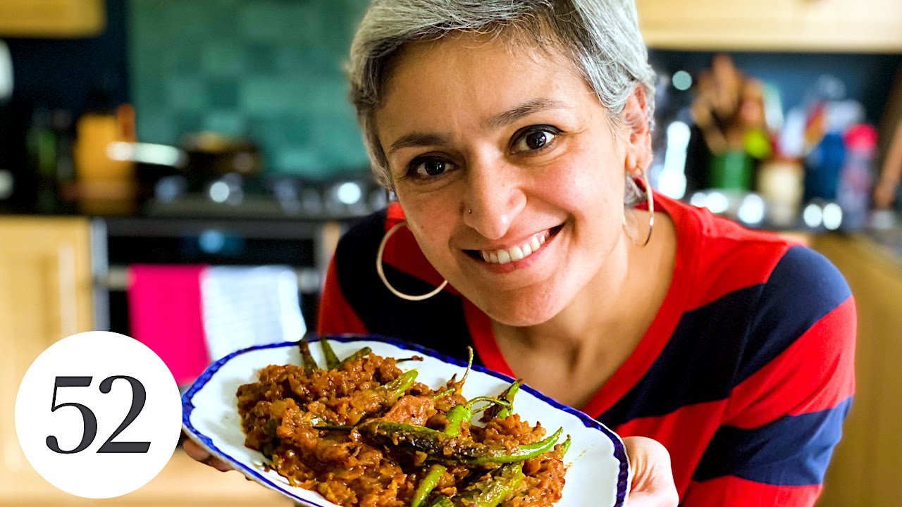 Stuffed Chili Curry with Chetna Makan | At Home With Us | Food52