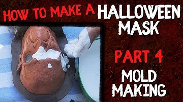 How To Make A Halloween Mask - Part 4 Mold Making - DIY Halloween Masks | Dark Nook