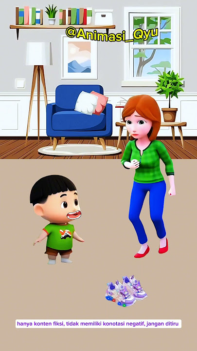 sepatu yang tertukar #animasi #kartun #videoanak #animation #cartoon