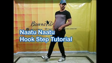 Naatu Naatu Hook Step Tutorial | RRR - NTR & Ram Charan | Epic  Footwork Dance.