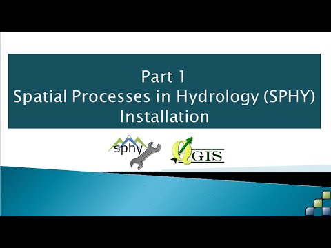 Sphy Modeling Part1: Spatial Processes in Hydrology (SPHY) step by step installation ...
