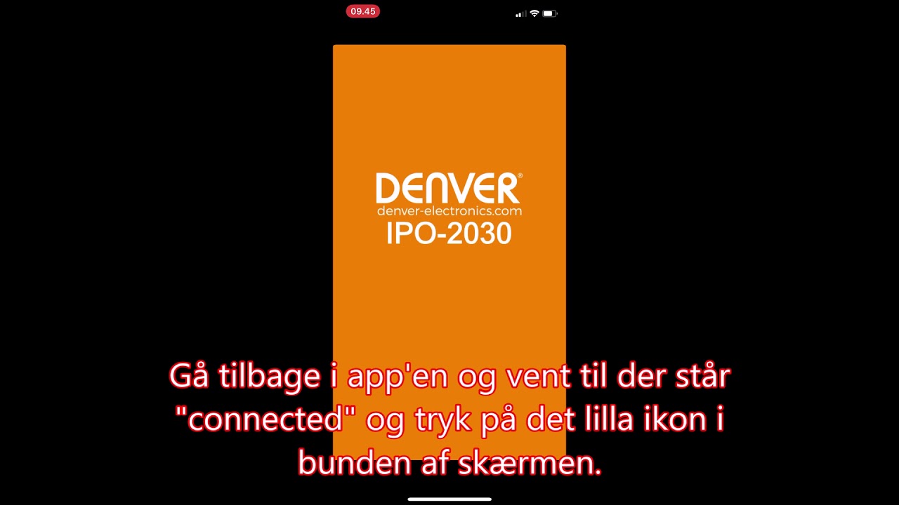 DENVER IPO-2030 Opsætning - DK - YouTube