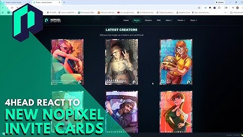 4head React to New Nopixel Invite Cards | Nopixel