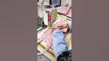 Computerized pattern sewing machine handbag making machine