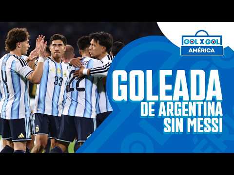 ARGENTINA 4-0 BOLIVIA | Goleada en Córdoba sin Lionel Messi | GolXGol