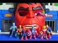 Imaginext Story Super Hero Team Save Friends Batman Spiderman Peppa Pig Fireman sam