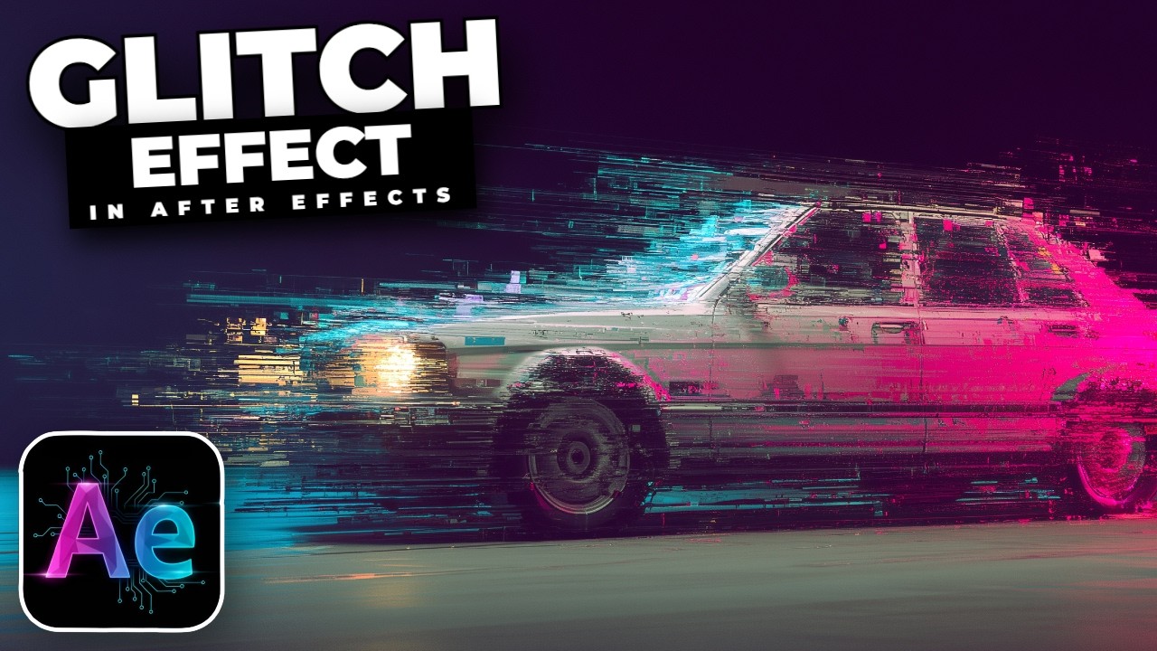How To Add a GLITCH EFFECT In After Effects - YouTube