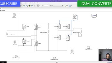 simulation of dual converter in matlab