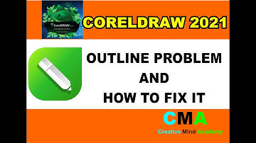Corel Draw 2021 issue and how to solve it // outline problem in CorelDraw 2021 and how to fix it..
