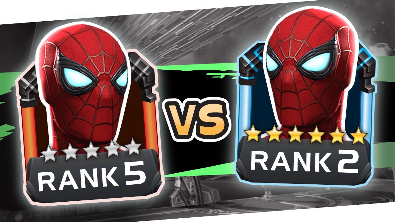 Is 6 Star STARK Spider-man REALLY Better vs 5 Star? Gameplay Comparison Marvel Contest of Champions