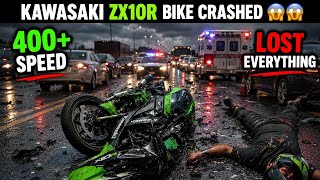 OMG 😱😱Kawasaki zx10r crashed on highway🛣️#viral#trendingvideo#viralvideo#shortfeed  screenshot 4