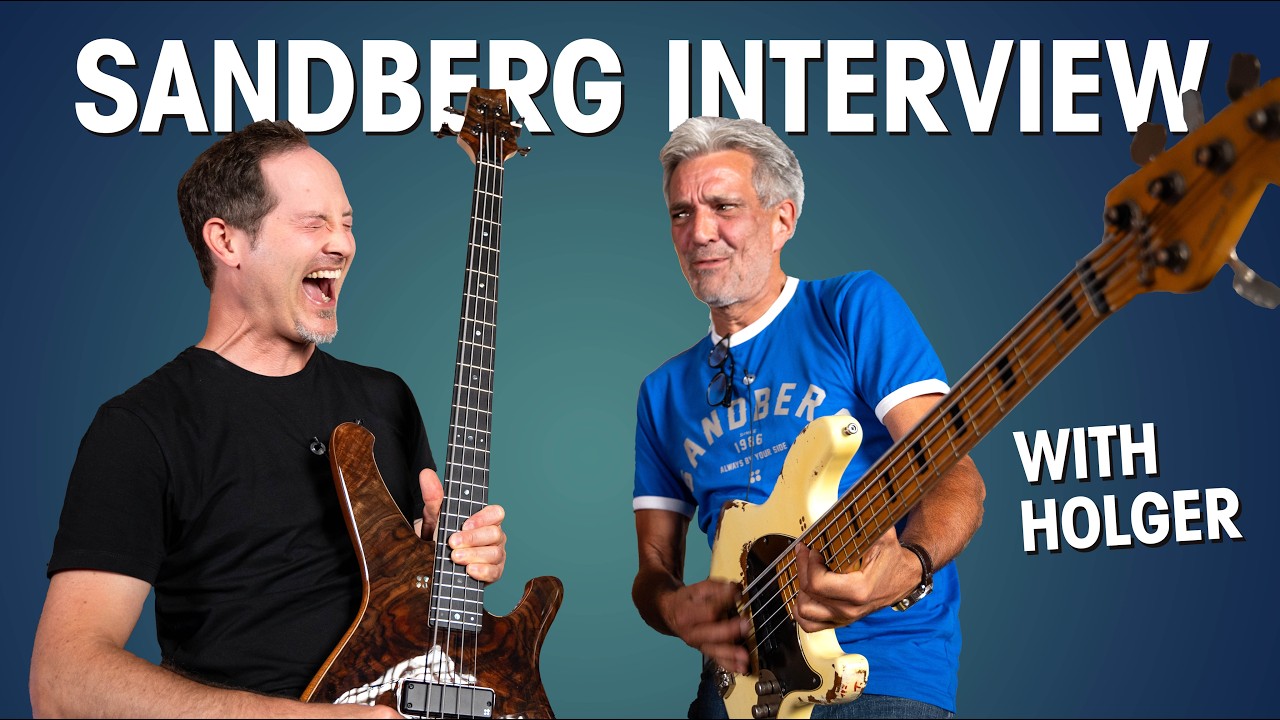 Sandberg talk with founder Holger Stonjek | Thomann 70th anniv. models, Bass Configurator