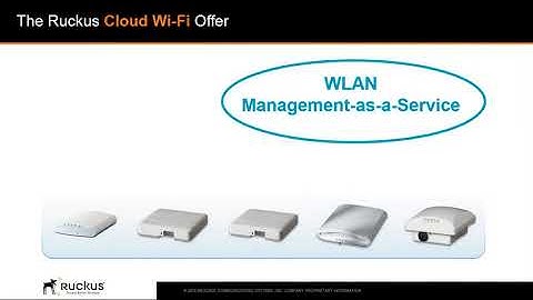 Cloud WiFi Product Overview Release 17.01