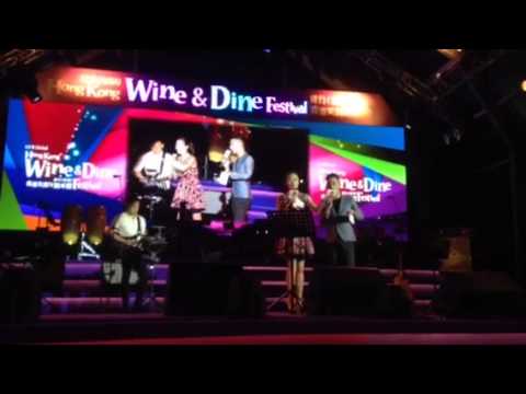 Cathy Cheng 鄭文、Thor Lok 駱振偉@HK Wine & Dine Festival 2014