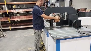 Beiene Intelligent 3D Busbar Bending Machine is running at customer