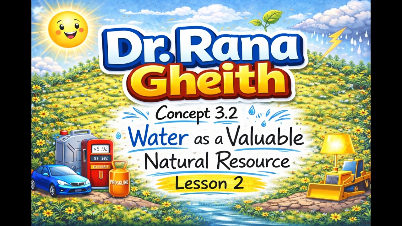 Grade 5 Science | Concept 3.2 – Water as a Valuable Natural Resource | Lesson 2 Explained