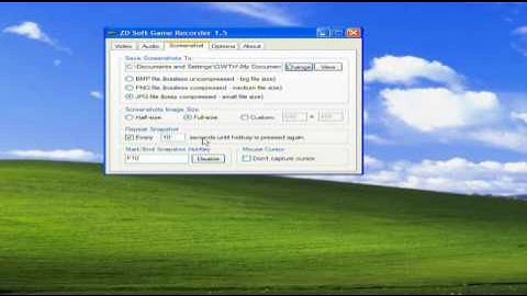 ZD Soft Game Recorder 1.5 tutorial