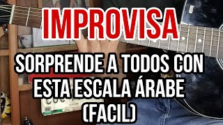 Como adornar con escala árabe en plena canción ( escala   armónica figura)