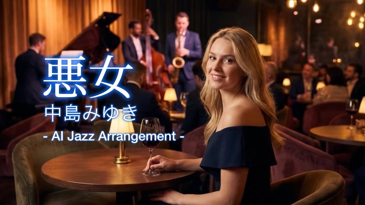 AIカバー】中島みゆき「悪女」- ジャズアレンジ (Jazz Cover) - YouTube
