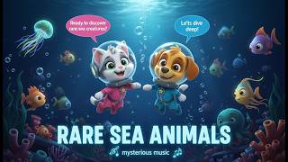 Rare Sea Animals 🐡 | Mysterious Ocean Creatures for Kids |Learning Videos for Kids|Tiny Tales Garden