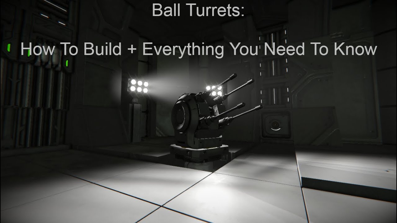 Space Engineers Tutorials #1 - Ball Turrets - YouTube