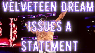 Velveteen Dream Issues a Statement on the Accusations Against Him
