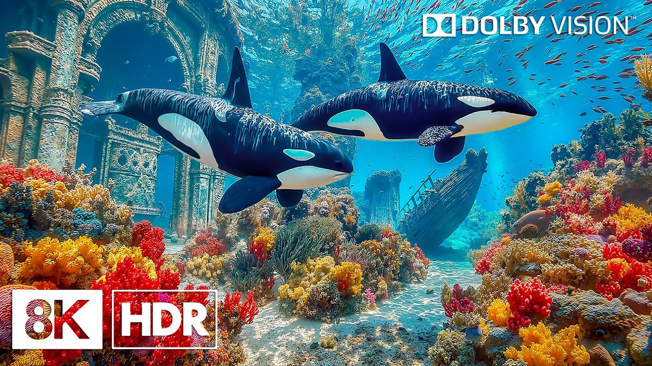 Ultra Real Underwater Cinematics in 8K HDR | Dolby Vision™