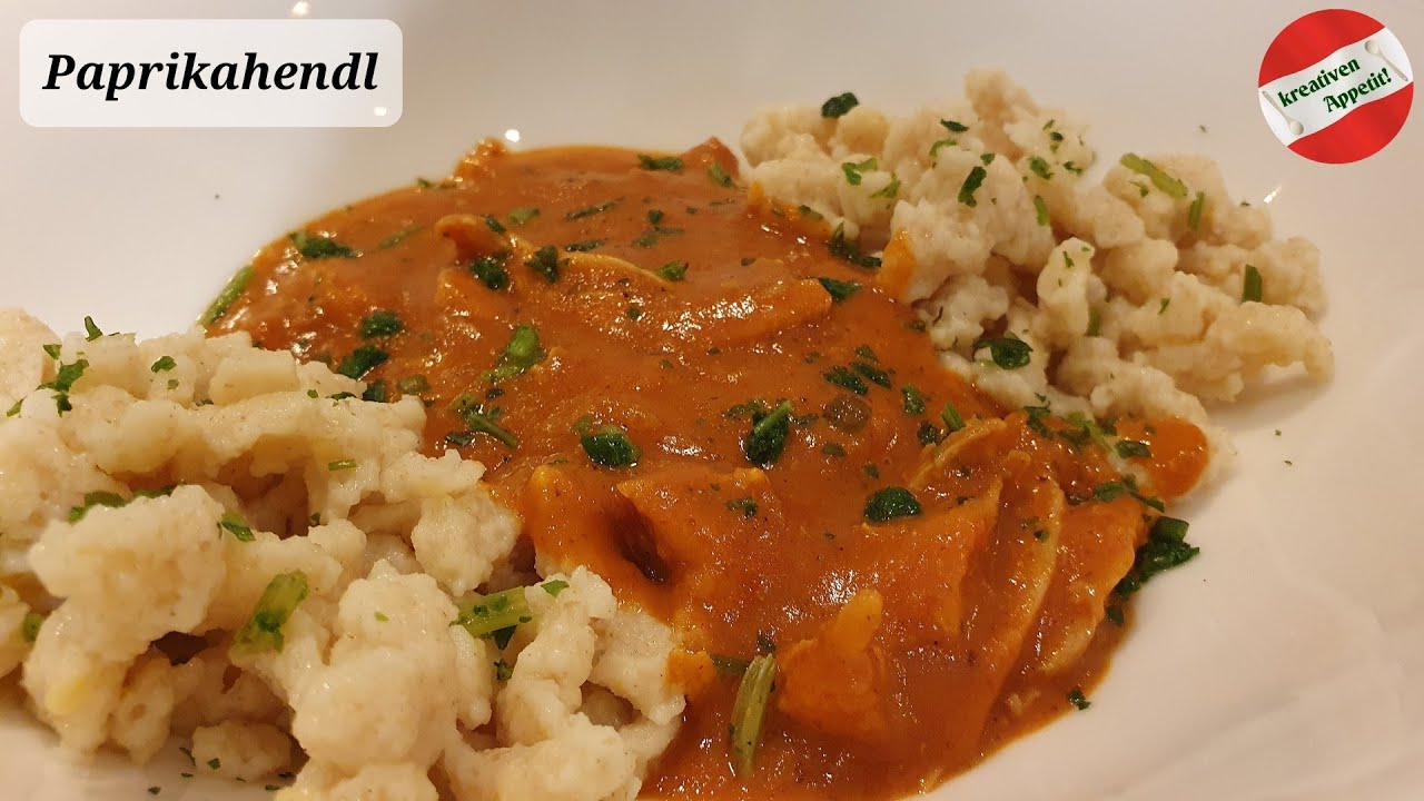 Paprikahendl mit Spätzle 😋