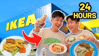 EATING ONLY IKEA FOOD FOR 24 HOURS!!!