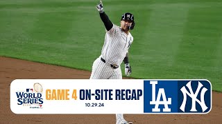 MLB Analyst breaks down the Yankees' offensive outburst in Game 4 of the World Series | Game Recap