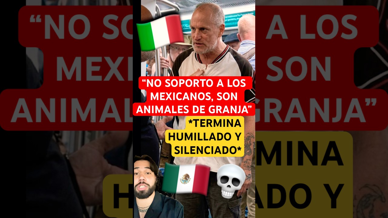 “NO SOPORTO A LOS MEXICANOS, SON ANIMALES” #mexico #italia #polemica #mexicanos #viral