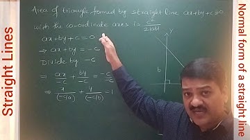 Straight Lines | Normal form