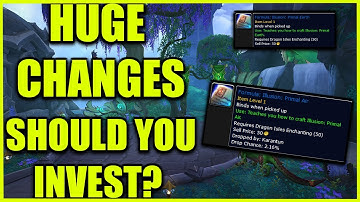 MAJOR CHANGES!! Primal Illusion Enchanting Recipes NOW BOE!!! Potential for MILLIONS!!