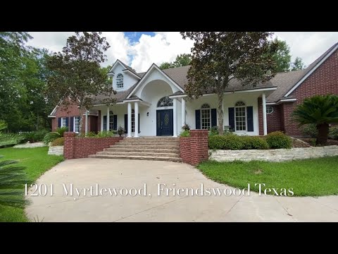 1201 Myrtlewood Dr., Friendswood, TX home video tour