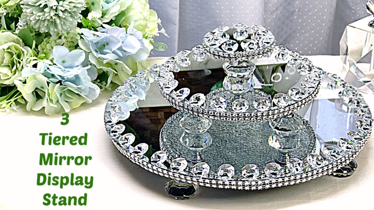 DIY Room Decor DIY Room Decorating Ideas DIY Accessories 3 Tiered Crystal Mirror Display
