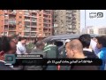 لحظة انقاذ أحد المصابين بحادث كوبري 15 مايو