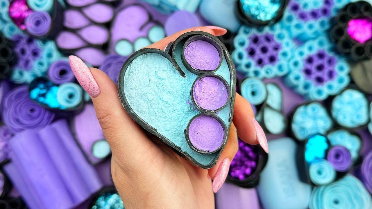 @AllaAsmr Compilation set★ASMR SOAP★Crushing soap★FOAM&GLITTER&STARCH★​⁠