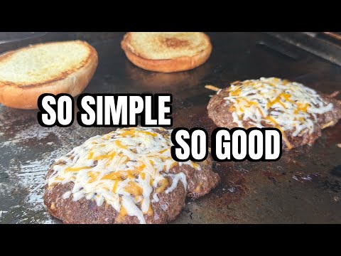 Simple SPG Smash Burgers on the Griddle
