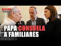 El PAPA LEÓN XIV consuela los FAMILIARES de los fallecidos en el INCENDIO en CRANS - MONTANA