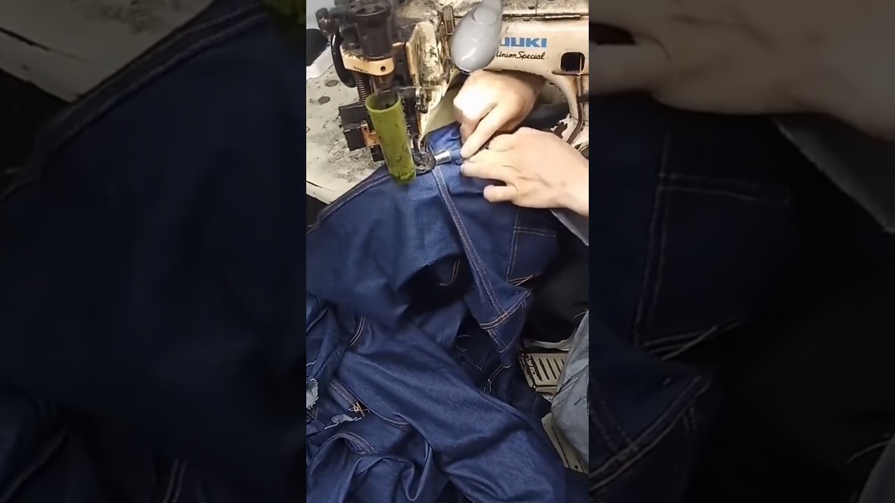 Jeans 👖Bottom sewing machine 