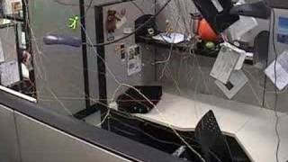 Office Prank - The Wire Jungle Cube