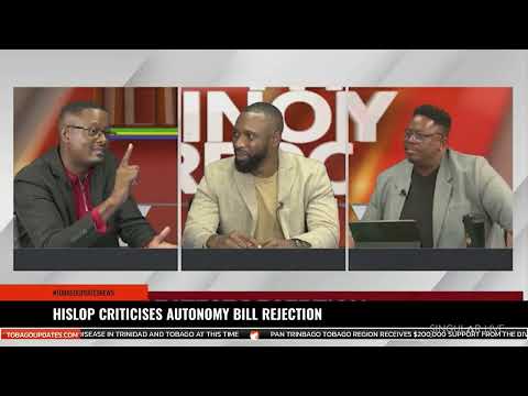 HISLOP CRITICISES AUTONOMY BILL REJECTION